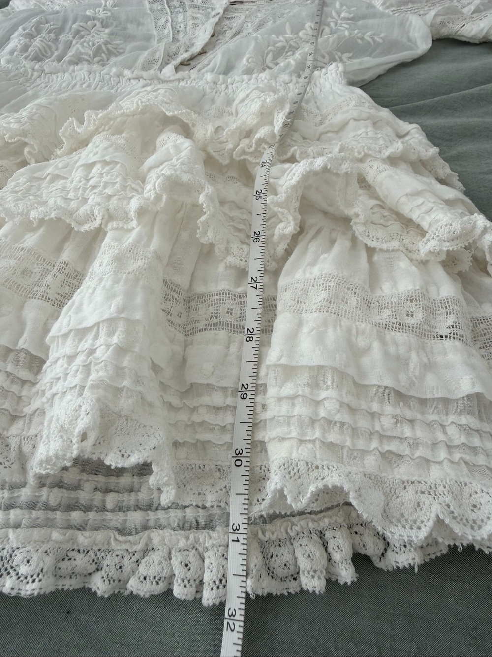LoveShackFancy white Quincy dress Medium - Picture 7 of 7